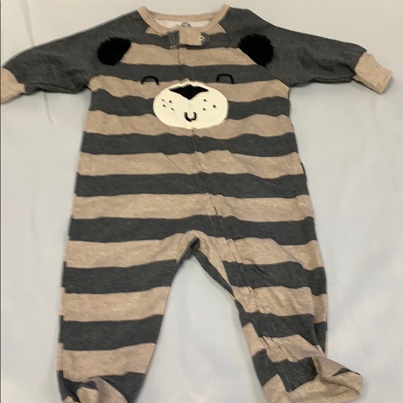 New 0-3Month Boys Footed Pajamas set of 3 - Picture 4 of 4